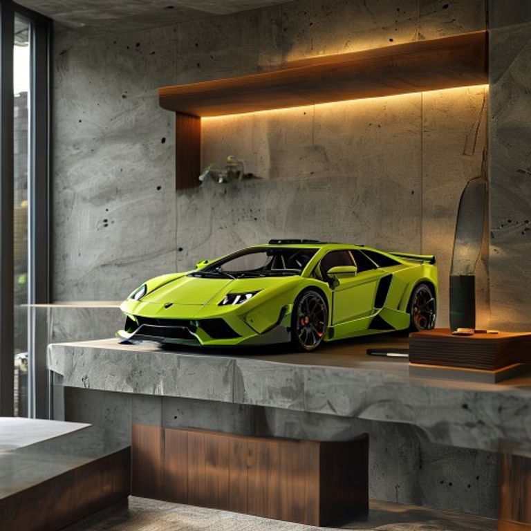 Floating Shelf Mount - Lamborghini Sián FKP 37